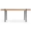 Asztal Yohann 170 Mdf/Acél – Tölgy San Remo/Fekete,3