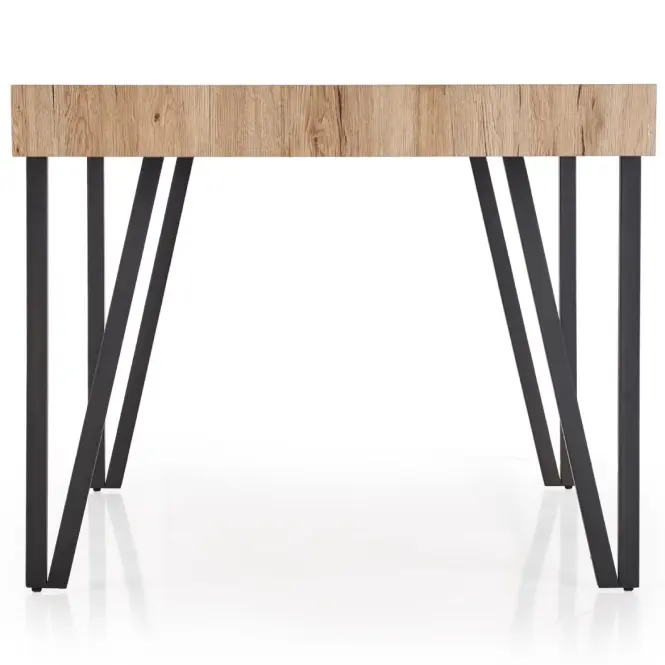 Asztal Yohann 170 Mdf/Acél – Tölgy San Remo/Fekete