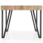 Asztal Yohann 170 Mdf/Acél – Tölgy San Remo/Fekete,4