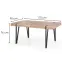 Asztal Yohann 170 Mdf/Acél – Tölgy San Remo/Fekete,5