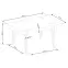 Asztal Yohann 170 Mdf/Acél – Tölgy San Remo/Fekete,6