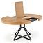 Asztal Mercy 120/160 Mdf/Acél – Tölgy Aranysárga/Fekete,5