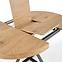 Asztal Mercy 120/160 Mdf/Acél – Tölgy Aranysárga/Fekete,6