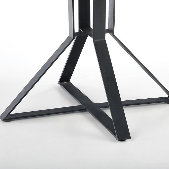 Asztal Mercy 120/160 Mdf/Acél – Tölgy Aranysárga/Fekete