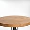 Asztal Mercy 120/160 Mdf/Acél – Tölgy Aranysárga/Fekete,9