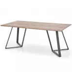 Asztal Calgary 180 Mdf/Acél – Dió Rustykalny/Fekete