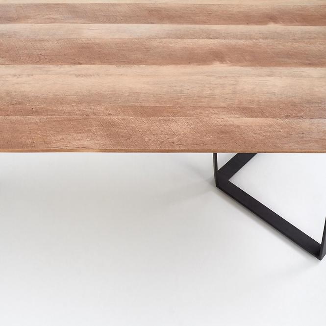 Asztal Calgary 180 Mdf/Acél – Dió Rustykalny/Fekete
