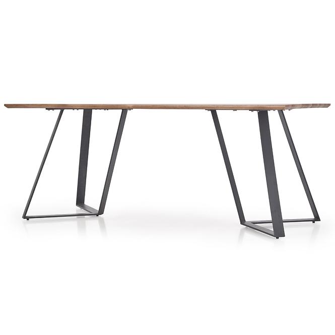 Asztal Calgary 180 Mdf/Acél – Dió Rustykalny/Fekete