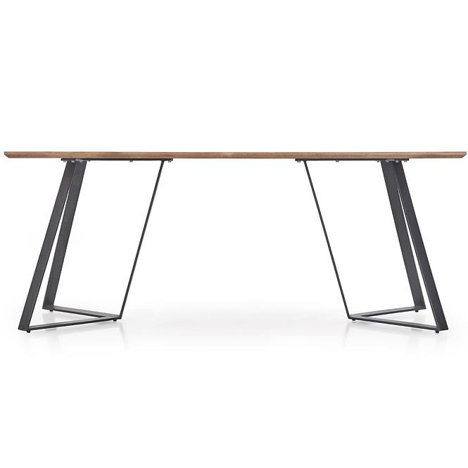 Asztal Calgary 180 Mdf/Acél – Dió Rustykalny/Fekete