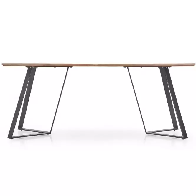 Asztal Calgary 180 Mdf/Acél – Dió Rustykalny/Fekete,3