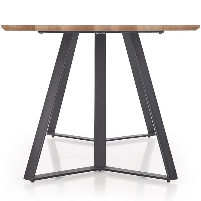 Asztal Calgary 180 Mdf/Acél – Dió Rustykalny/Fekete