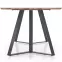Asztal Calgary 180 Mdf/Acél – Dió Rustykalny/Fekete,4