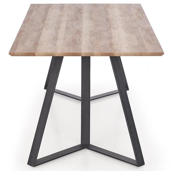 Asztal Calgary 180 Mdf/Acél – Dió Rustykalny/Fekete
