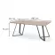 Asztal Calgary 180 Mdf/Acél – Dió Rustykalny/Fekete,6