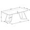 Asztal Calgary 180 Mdf/Acél – Dió Rustykalny/Fekete,7