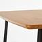 Asztal Tripolis 120x70 Mdf/Acél – Tölgy Aranysárga/Fekete/Aranysárga,7