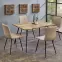 Asztal Larson 120x80 Mdf/Acél – Tölgy Természetes/Fekete,10