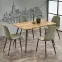 Asztal Larson 120x80 Mdf/Acél – Tölgy Természetes/Fekete,12