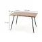 Asztal Larson 120x80 Mdf/Acél – Tölgy Természetes/Fekete,4