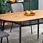 Asztal Jackson 160 Mdf/Rattan/Acél – Tölgy Aranysárga/Fekete,16