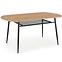 Asztal Jackson 160 Mdf/Rattan/Acél – Tölgy Aranysárga/Fekete,3