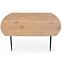 Asztal Jackson 160 Mdf/Rattan/Acél – Tölgy Aranysárga/Fekete,4