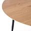 Asztal Jackson 160 Mdf/Rattan/Acél – Tölgy Aranysárga/Fekete,6