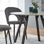 Asztal Balrog kerek 100 Mdf/Acél – Fényes Hamuszürke/Fekete,12