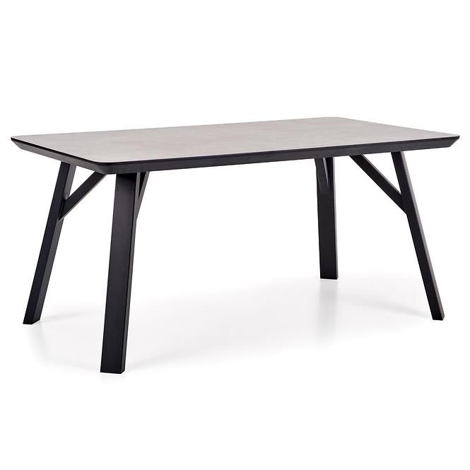 Asztal Halifax 160 Mdf/Acél – Beton/Fekete