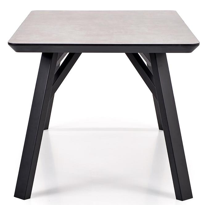 Asztal Halifax 160 Mdf/Acél – Beton/Fekete
