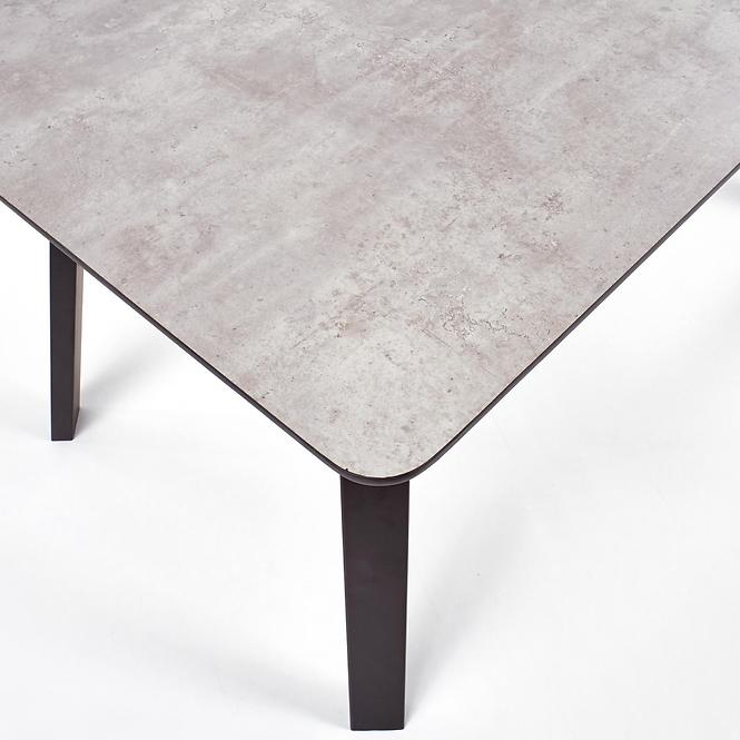 Asztal Halifax 160 Mdf/Acél – Beton/Fekete