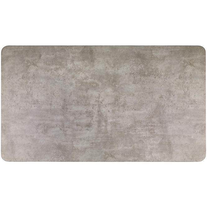 Asztal Halifax 160 Mdf/Acél – Beton/Fekete