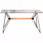 Asztal Allegro 160x80 Transparentny/Fekete
