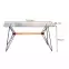 Asztal Allegro 160x80 Transparentny/Fekete,2