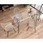 Asztal Allegro 160x80 Transparentny/Fekete,3