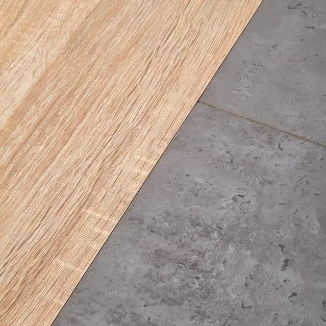 Kinyitható asztalok  Albon 120/160x80 cm Mdf/Acél – Tölgy Sanoma/Hamuszürke/Fekete