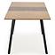 Kinyitható asztalok  Albon 120/160x80 cm Mdf/Acél – Tölgy Sanoma/Hamuszürke/Fekete,4