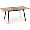 Kinyitható asztalok  Albon 120/160x80 cm Mdf/Acél – Tölgy Sanoma/Hamuszürke/Fekete,6