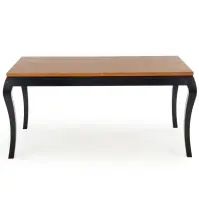 Asztal Windsor 160/240 Płyta/Faipari – Sötét Tölgy/Fekete