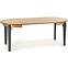 Asztal Sorbus 100/200 Mdf/Faipari – Tölgy Miodow/Grafit,2