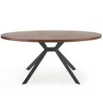 Asztal Locarno 170 Mdf/Acél – Dió/Fekete