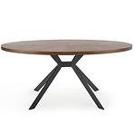 Asztal Locarno 170 Mdf/Acél – Dió/Fekete