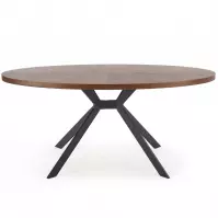 Asztal Locarno 170 Mdf/Acél – Dió/Fekete