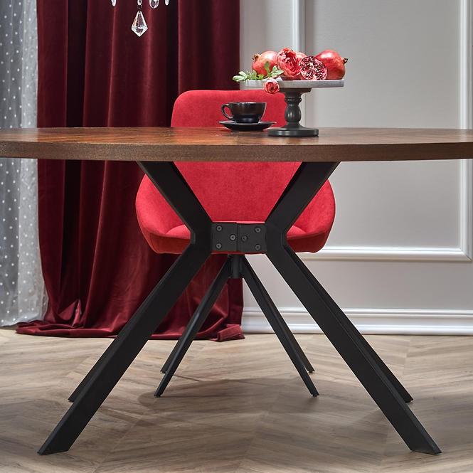 Asztal Locarno 170 Mdf/Acél – Dió/Fekete