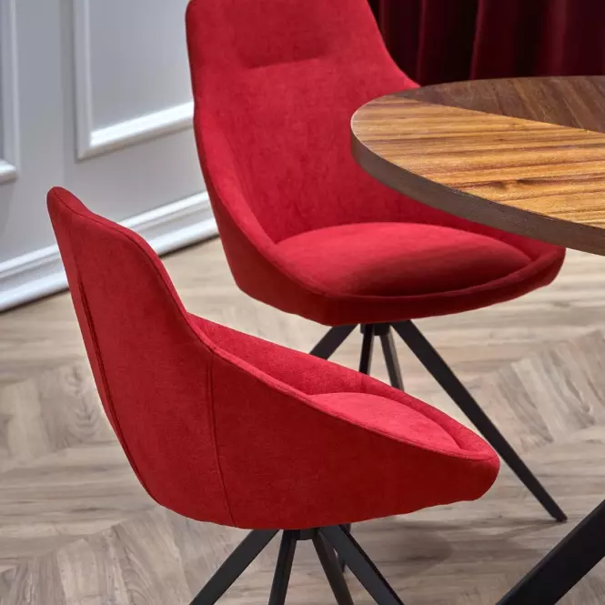 Asztal Locarno 170 Mdf/Acél – Dió/Fekete,12