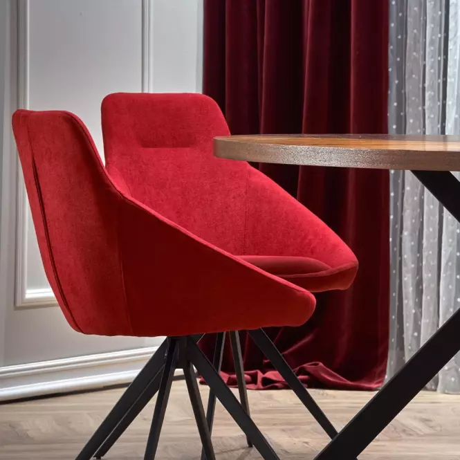 Asztal Locarno 170 Mdf/Acél – Dió/Fekete,13