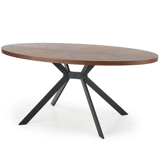 Asztal Locarno 170 Mdf/Acél – Dió/Fekete