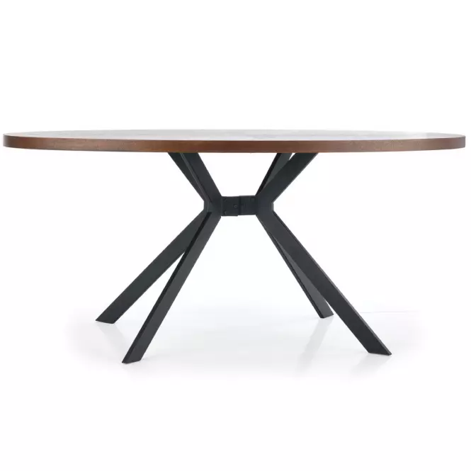 Asztal Locarno 170 Mdf/Acél – Dió/Fekete