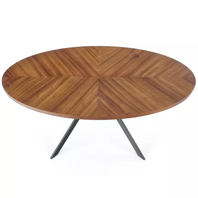 Asztal Locarno 170 Mdf/Acél – Dió/Fekete