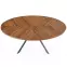 Asztal Locarno 170 Mdf/Acél – Dió/Fekete,8